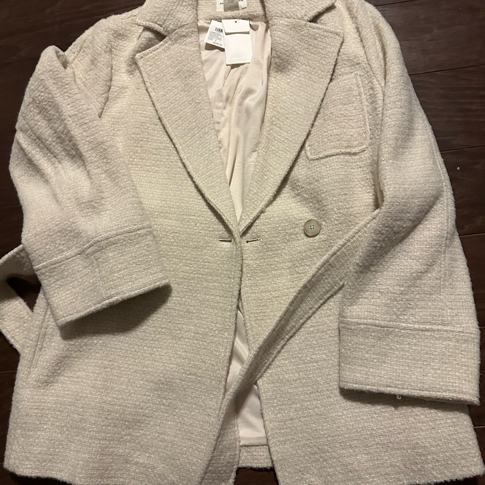 Bouclé Belted Jacket - Picture 3 of 4